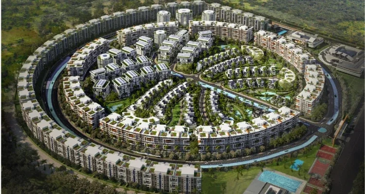 شقه ١٢٨م خالصه ف كمبوند رودس بالعاصمه الاداريه